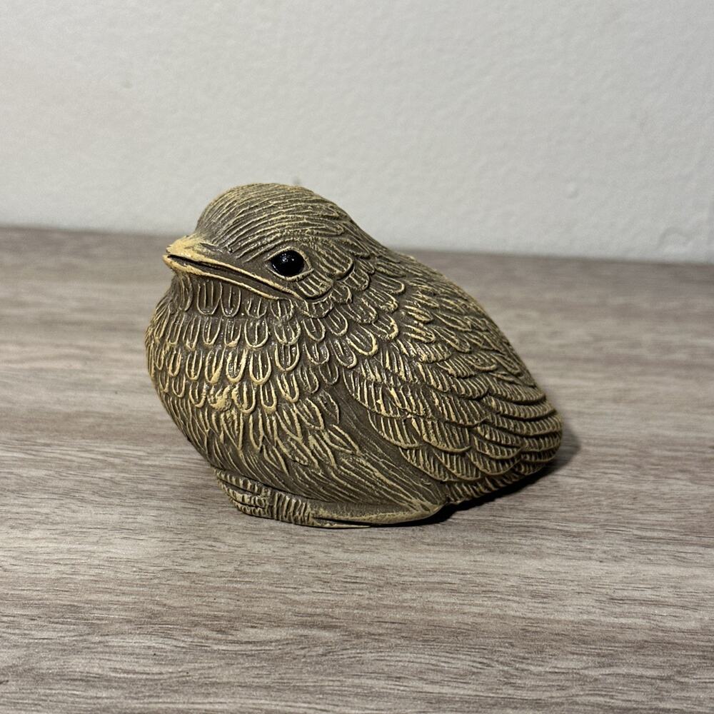 Vintage Ilobasco El Salvador Pottery Bird Figurine Handmade Folk Art Ceramic